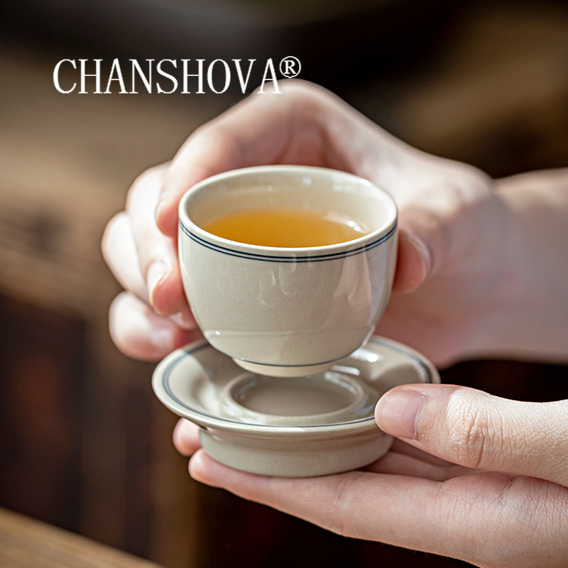 Xbloom Coffee Tea - CHANSHOVA-طقم فنجان شاي وصحون سيراميك على