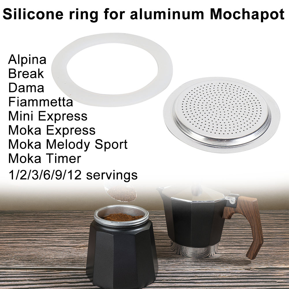 Moka Pot Stove - حلقة مانعة للتسرب من مطاط السيليكون