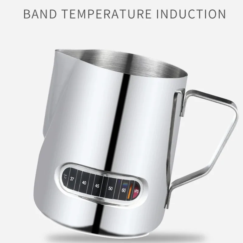 Barista Milk Jug - 350 مللي الفولاذ المقاوم للصدأ إبريق