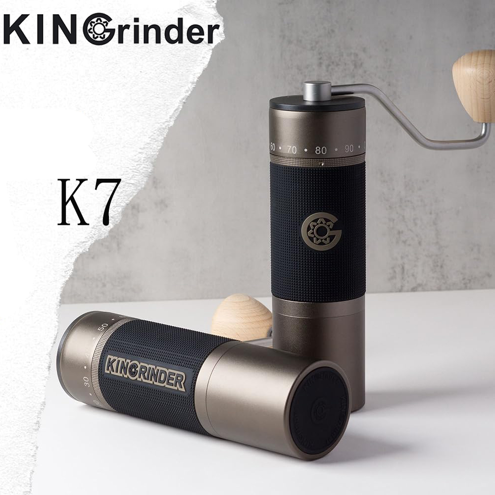 Burr Hand Grinder - مطحنة القهوة اليدوية Kingrinder K7، مطحنة