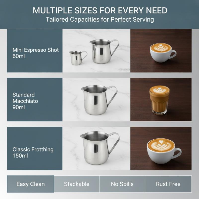 إبريق رغوة الحليب المصنوع من ا - مراجعة Barista Milk Jug وسعره