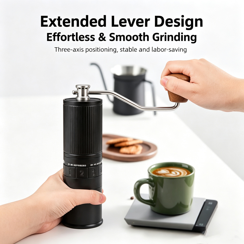 مطحنة قهوة يدوية، مطحنة حبوب ق - مراجعة Burr Hand Grinder وسعره
