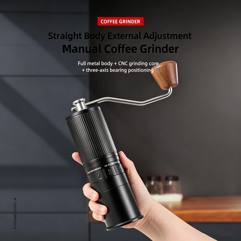 مطحنة قهوة يدوية، مطحنة حبوب ق - مراجعة Burr Hand Grinder وسعره