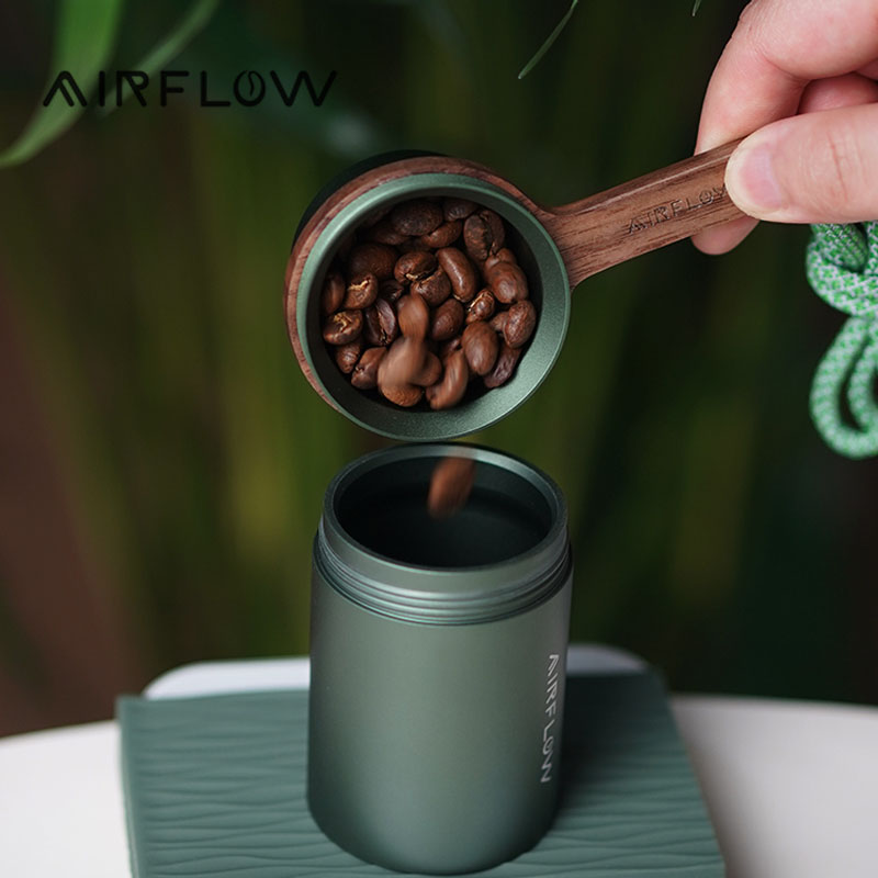 AIRFLOW ملعقة قهوة خشبية طويلة - مراجعة Coffee Tea Sugar وسعره