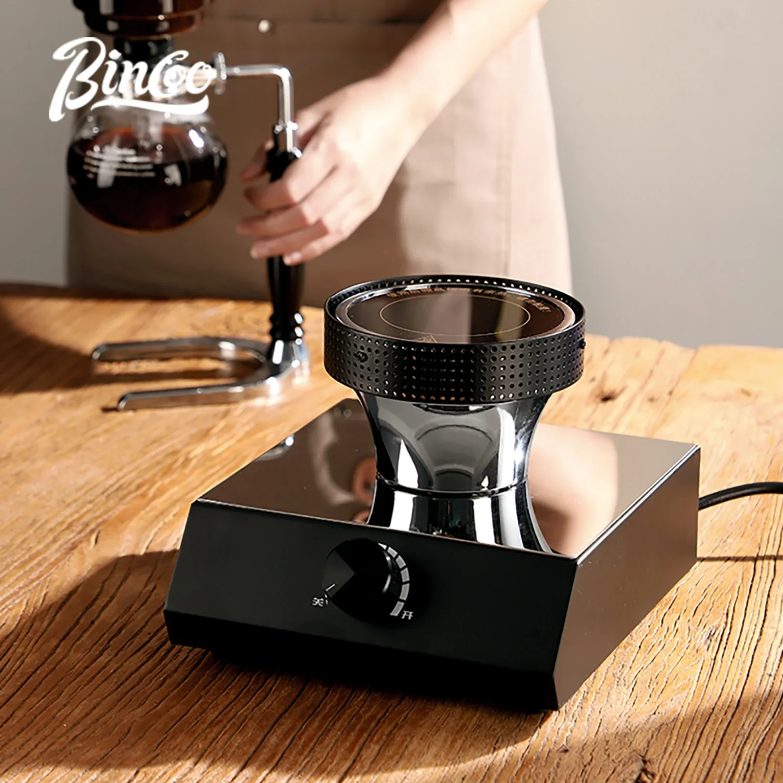 BINCOO 400 واط 220 فولت سيفون  - مراجعة Moka Pot Stove وسعره