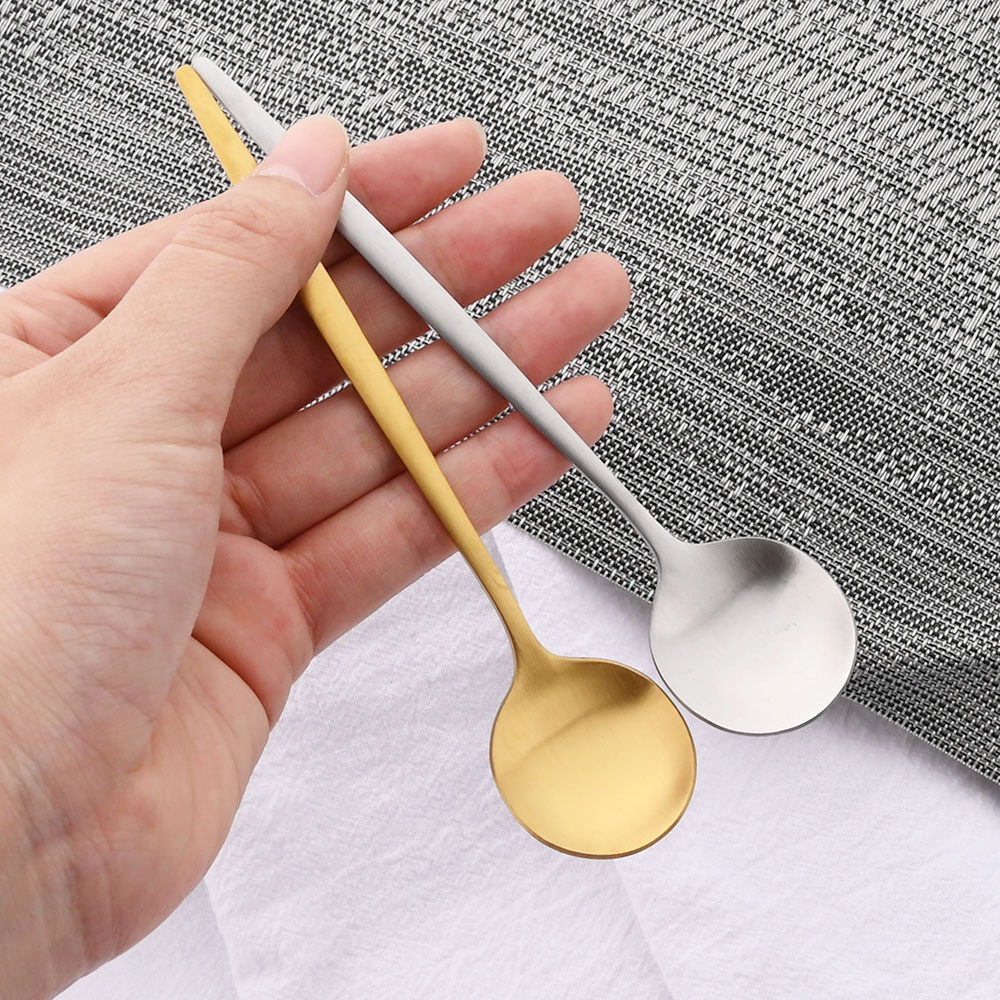 6Pcs Small Matte Spoon Tea Cof - مراجعة Coffee Tea And Sugar Set وسعره
