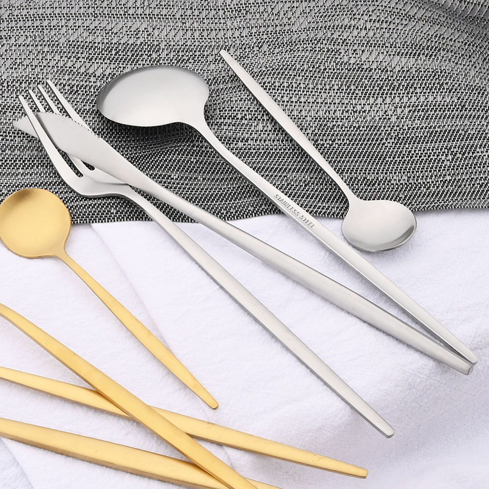6Pcs Small Matte Spoon Tea Cof - مراجعة Coffee Tea And Sugar Set وسعره