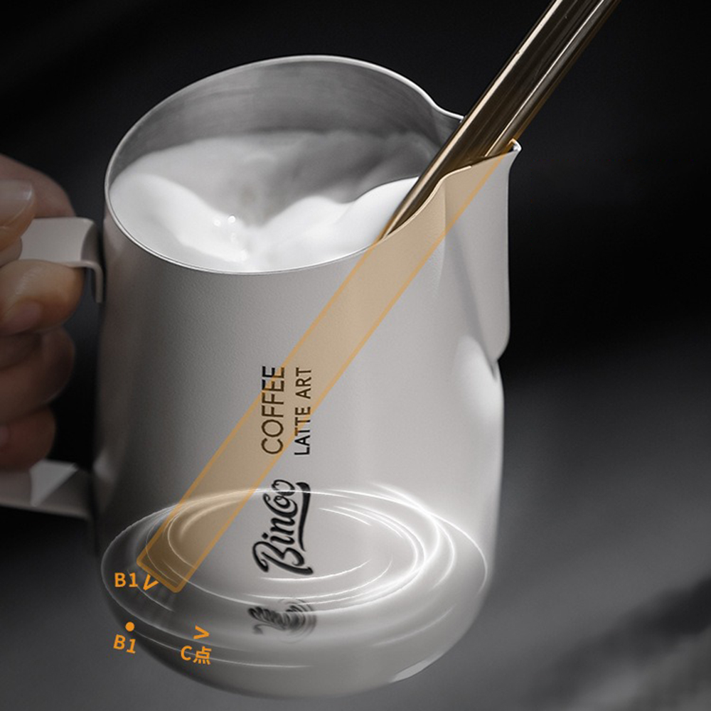 وعاء رغوة الحليب من الفولاذ ال - مراجعة Barista Milk Jug وسعره