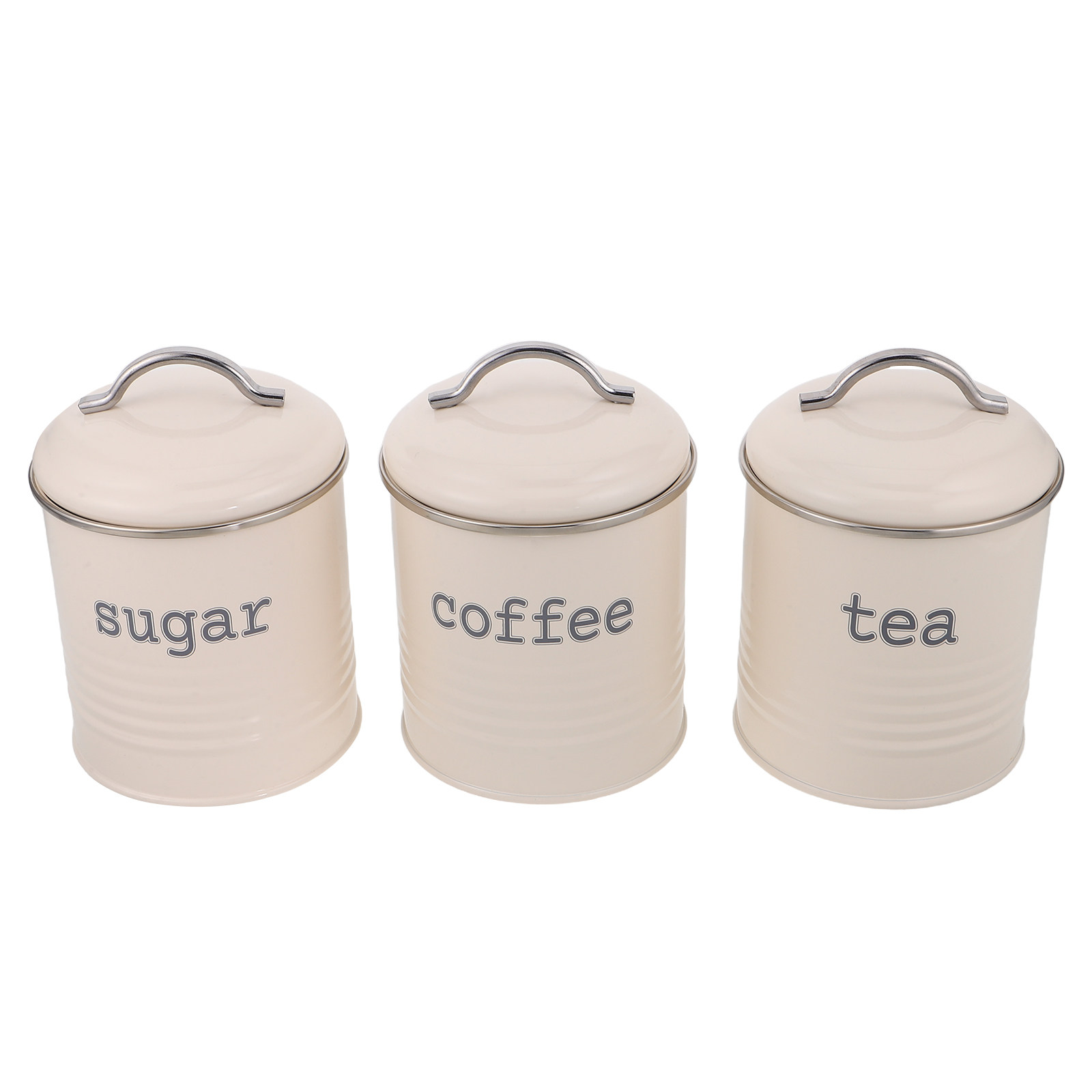 مجموعة من 3 حاويات محكمة الإغل - مراجعة Coffee Tea Sugar وسعره